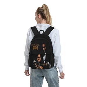 Kevin Rock Rapper Gates Backpack Women Men Students School Bag Fashion Backpack For College High School