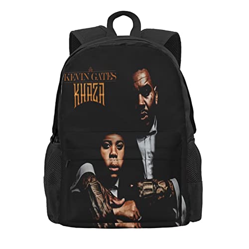 Kevin Rock Rapper Gates Backpack Women Men Students School Bag Fashion Backpack For College High School