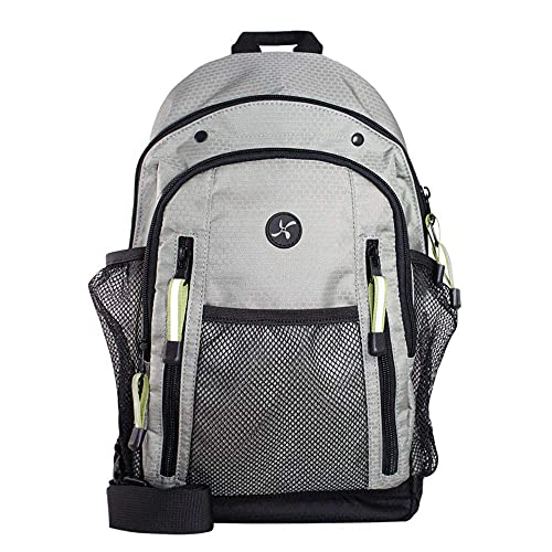 Sugar Medical - Insulated Diabetes Sling Backpack - Multi Pocket, Zip Secured Backpack w/Elastic Loops and Adjustable Straps for Diabetic Medical Supplies (Haze Grey) …