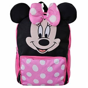 minnie mouse 16″ backpack with shaped ears