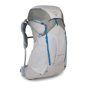 osprey men’s levity 45 ultralight backpack, parallax silver, medium