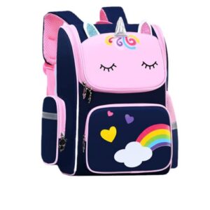 huihsvha cute backpack, cartoon waterproof school laptop book bag, casual large capacity daypack for girls boys