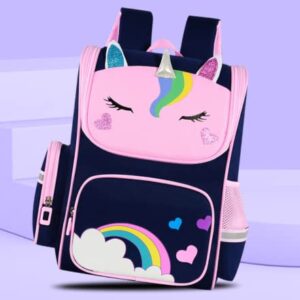 HUIHSVHA Cute Backpack, Cartoon Waterproof School Laptop Book Bag, Casual Large Capacity Daypack for Girls Boys