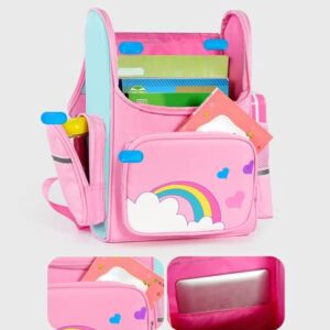 HUIHSVHA Cute Backpack, Cartoon Waterproof School Laptop Book Bag, Casual Large Capacity Daypack for Girls Boys