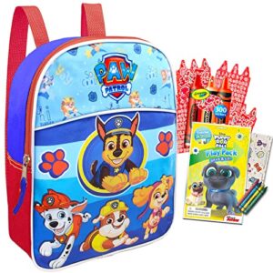 nick shop patrol mini school backpack for kids ~ 3 pc bundle with 11 inch nick shop patrol school bag, mini coloring book, and stickersnick shop patrol school supplies for toddler boys and girls.