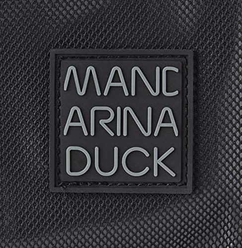 Mandarina Duck Unisex's Backpack, Black, Taglia Unica