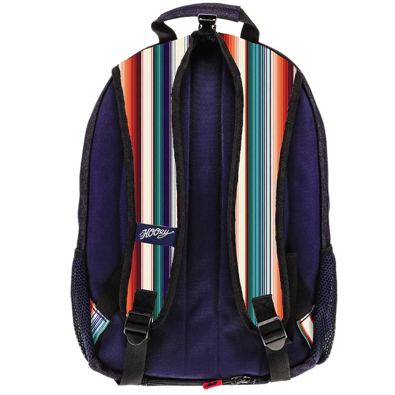 HOOEY Unisex Serape Print Rockstar Backpack Blue One Size