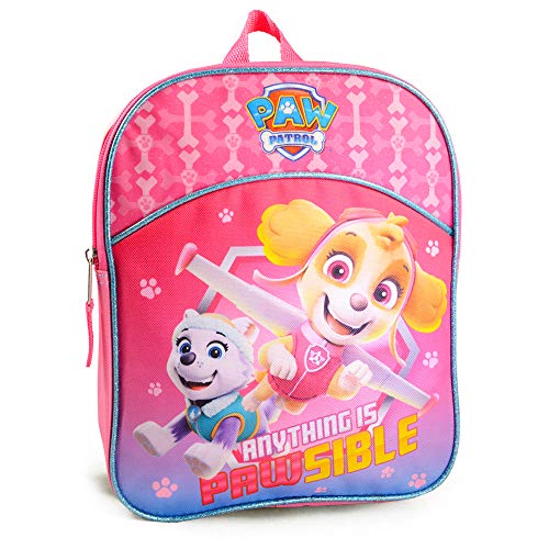 Paw Patrol 10" Mini Toddler Preschool Backpack Lunch Box (Includes Puzzle) with Stickers