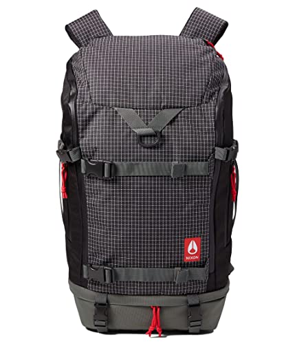 NIXON Hauler 35L Backpack - Black / Charcoal - Made with REPREVE® Our Ocean™ and REPREVE® recycled plastics.