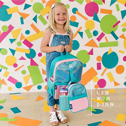 Wildkin Pack-it-All Backpack Bundle with Clip-in Lunch Box (Mermaid Undercover)