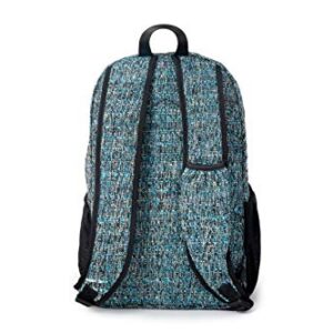 DIME BAGS City Dweller Casual Hemp Backpack with Padded Laptop Compartment and Water Bottle Holder (Glass)