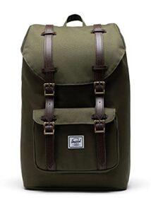herschel supply co. little america mid-volume ivy green/chicory coffee 1 one size