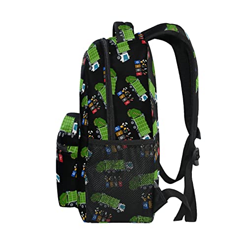 XDMXY Garbage Truck Trash Recycling Kids Backpack for Boys Girls,Kids Daypacks ​Elementary Toddler School Bags Preschool Bookbag Travel Bag (041201),Over 3 years old