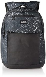 roxy women’s here you are printed backpack, anthracite lovely day, 1sz