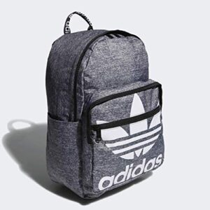 adidas Originals Trefoil Pocket Backpack, Jersey Onix Grey, One Size