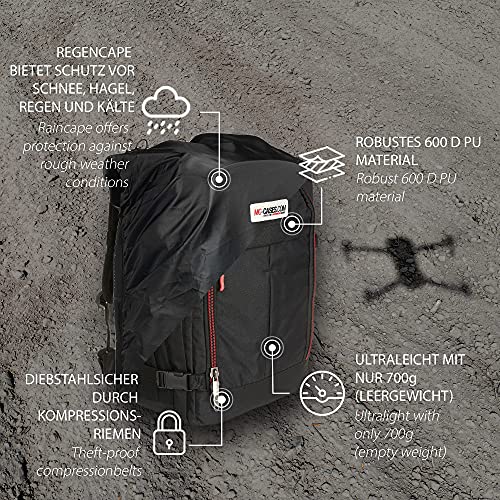 mc-cases Brandnew Backpack for DJI Mavic 3 - Extremely comfortable – lots of space - protected all around