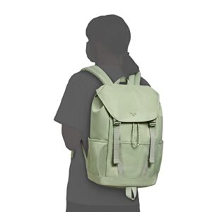 MAH School Backpack for College Student, Water Resistant Casual Daypack for Travel and work, Lightweight Bookbag Men Women (Cactus Green, 15.6 Inch)