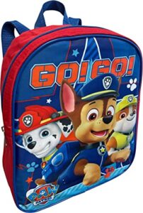ruz paw patrol toddle boy 12 inch mini backpack (red-blue)