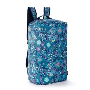 sakroots women’s go travel backpack in eco-twill, royal blue seascape, one size