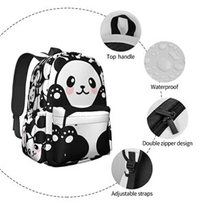 Cute Panda Backpack Large Laptop Backpack Lightweight Backpack Casual Daypack for Boys Girls