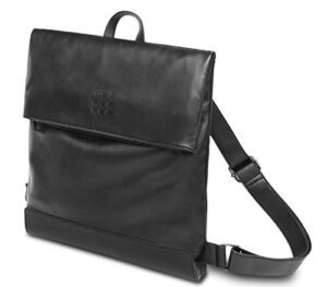 moleskine classic foldover backpack, black