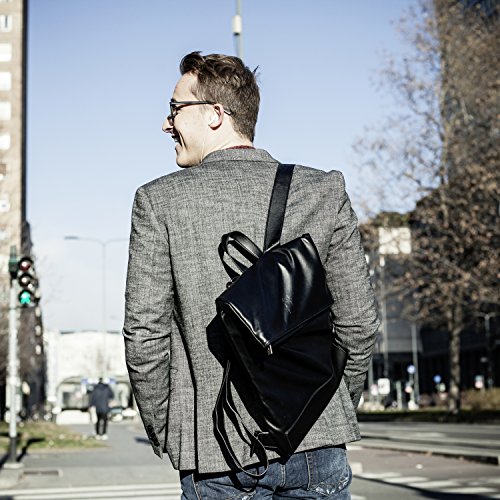 Moleskine Classic Foldover Backpack, Black