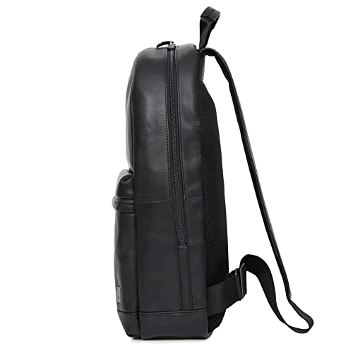 Knomo Albion Leather 15.6" Laptop & Tablet Bookbag Computer Business Backpack for School, Work & Travel