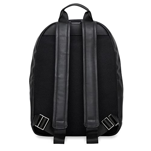 Knomo Albion Leather 15.6" Laptop & Tablet Bookbag Computer Business Backpack for School, Work & Travel