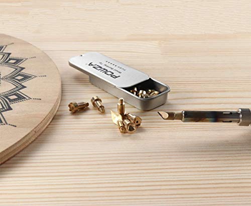 72Pcs Wood Burning Kit for Beginners, Adjustable Professional Wood Burner Pen Tool and Accessories, woodburning Embossing Carving