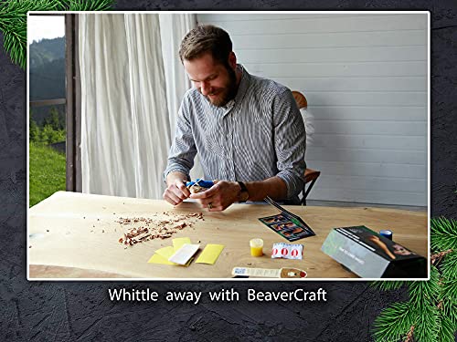 BeaverCraft, Wood Carving Kit Comfort Bird DIY - Complete Starter Whittling Knife Kit for Beginners Adults and Teens - Book Fun Project Carve Bird Hobby Whittling Knife - Learning Woodworking