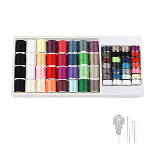 NEX Sewing Thread Kit, Mini Spools and Bobbins for Sewing Machine, Hand Sewing