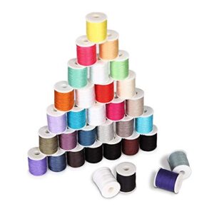 NEX Sewing Thread Kit, Mini Spools and Bobbins for Sewing Machine, Hand Sewing