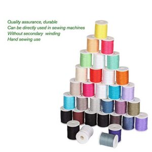 NEX Sewing Thread Kit, Mini Spools and Bobbins for Sewing Machine, Hand Sewing