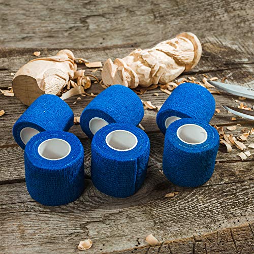 BeaverCraft Cut Resistant Tape Adherent Wrap Tape No-Cut Tape for Wood Carving and Whittling NCT6 6pcs