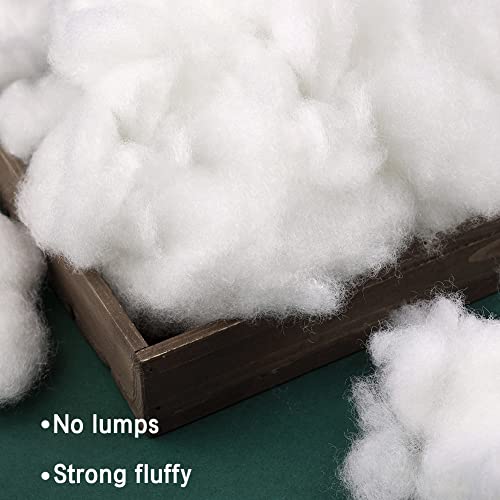 100g/3.5oz Polyester Fiber Fill, Stuffing Pillow Filling Stuffing Cushion Filling, Batting High Resilience Fill Fiber, Stuffing for Stuffed Animals/DIY Crafts