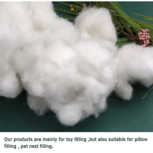 100g/3.5oz Polyester Fiber Fill, Stuffing Pillow Filling Stuffing Cushion Filling, Batting High Resilience Fill Fiber, Stuffing for Stuffed Animals/DIY Crafts