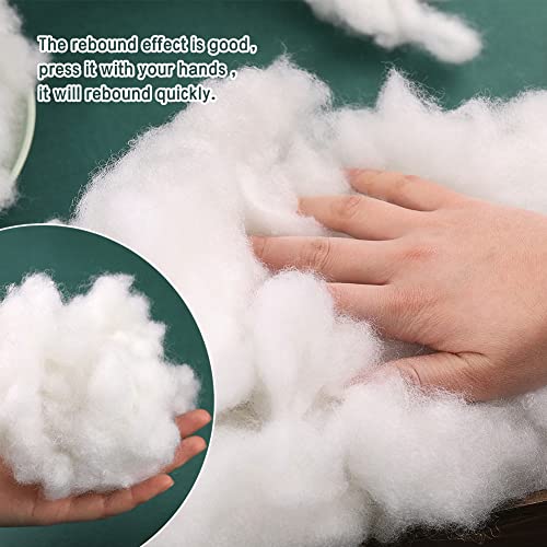 100g/3.5oz Polyester Fiber Fill, Stuffing Pillow Filling Stuffing Cushion Filling, Batting High Resilience Fill Fiber, Stuffing for Stuffed Animals/DIY Crafts