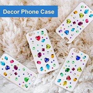 Rhinestone Stickers Self-Adhesive, 1141Pcs Gems for Crafts Bling Jewel Crystal Stickers for DIY Craft Nail Body Makeup Festival