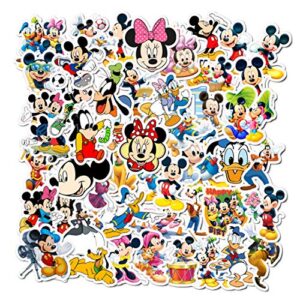 50pcs hot disney mickey stickers for water bottle cup laptop guitar car motorcycle bike skateboard luggage box vinyl waterproof graffiti patches jhsl