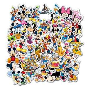 50Pcs Hot Disney Mickey Stickers for Water Bottle Cup Laptop Guitar Car Motorcycle Bike Skateboard Luggage Box Vinyl Waterproof Graffiti Patches JHSL