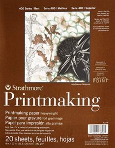 strathmore printmaking paper pad 8″x10″-20 sheets -62433800