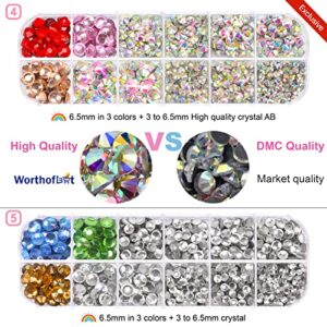 Hotfix Rhinestone Applicator, Bedazzler Kit with Rhinestones for Clothes Crafts, Hot Fix Rinestones Applicator Wand Setter Tool, Hot Fixed Crystal Bling Machine Heat Pen for Clothing Fabric Adults