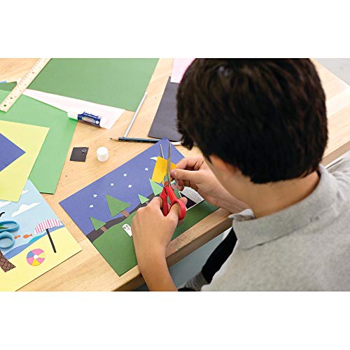 Tru-Ray® Heavyweight Construction Paper Pad, 10 Assorted Colors, 9" x 12", 50 Sheets