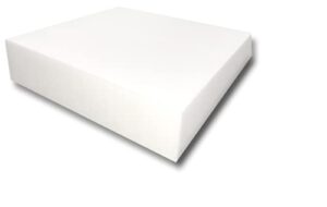 foamtouch upholstery foam cushion high density, 6″ h x 24″ w x 24″ l