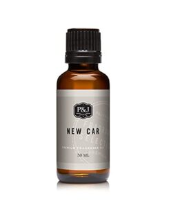 p&j trading fragrance oil | new car 30ml – scented oil for soap making, diffusers, candle making, lotions, haircare, slime, and home fragrance