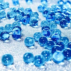 hicarer 10000 pieces vase filler beads gems water gel beads growing crystal pearls wedding centerpiece decoration (blue)