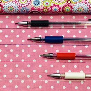 ibotti Heat Erase Pens for Fabric with 8 Free Refills for Quilting Sewing, 4 Colors Assorted Pack