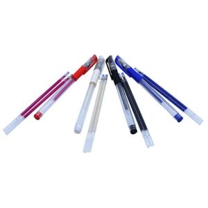 ibotti Heat Erase Pens for Fabric with 8 Free Refills for Quilting Sewing, 4 Colors Assorted Pack