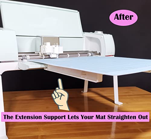 Cutting Mat Extender Support Compatible with Cricut Explore Air3 2 1, Extender Tray Compatible with Cricut Explore Air Series, (Not Compatible with Cricut Maker3 and Maker) (White)