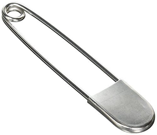 Tool Gadget Large Safety Pins, 5 inch Safety Pins, 10 PCS Stainless Steel Safety Pins Large, Silver Huge Strong XL Safety Pins, Extra Large Laundry Pins for Blankets, Heavy Laundry, Upholstery(5")